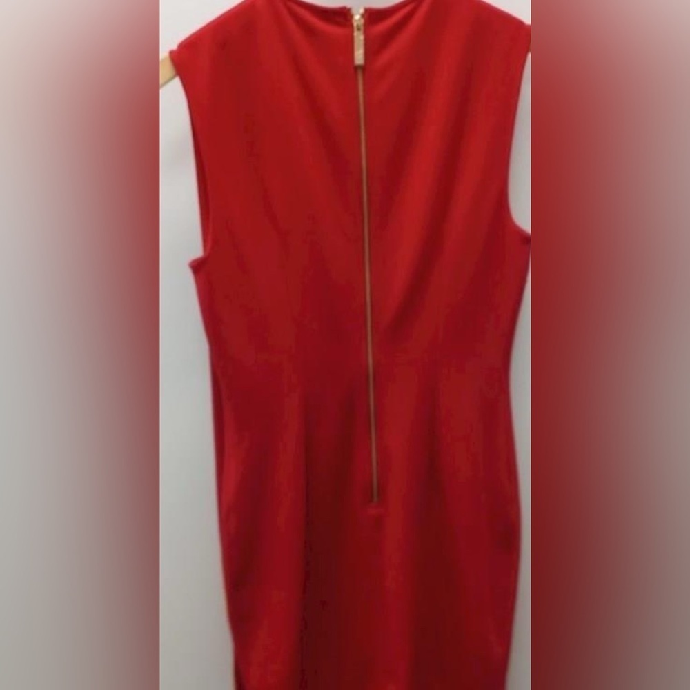 Ted Baker London 'Burford' Double Layer Embellished Dress in Red Size 3 - Picture 4 of 6